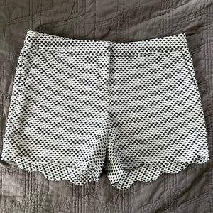 Saint Tropez West Scalloped Hem Shorts